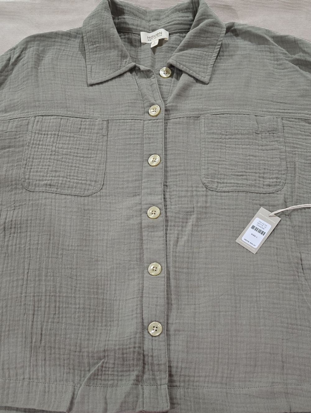 NWT- Haven Well Within Button-Down Shirt